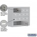 Salsbury Cell Phone Storage Locker - 4 Door High Unit (8 Inch Deep Compartments) - 12 A Doors and 2 B Doors - steel - Surface Mounted - Master Keyed Locks